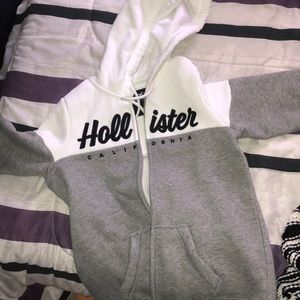 A colorblock Full Zip Hoodie